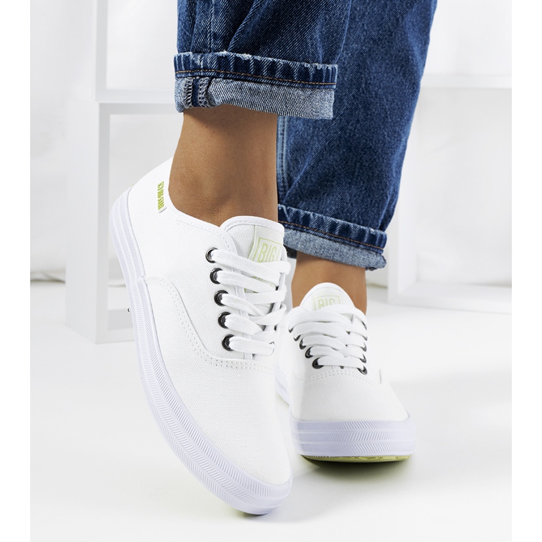 Tênis branco feminino Big Star JJ274260 1