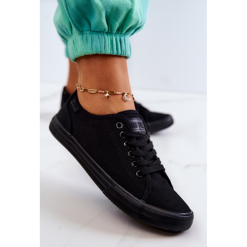 Tênis baixo feminino Big Star JJ274066 preto 1