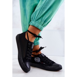 Tênis feminino Big Star JJ274A256 Tênis preto 2