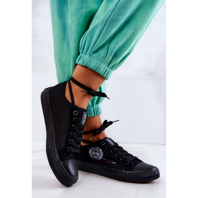 Tênis feminino Big Star JJ274A256 Tênis preto 2