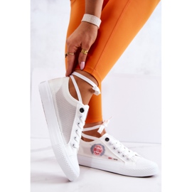 Tênis feminino Big Star JJ274A253 Tênis branco 2