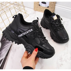 Tênis com sola grossa News W EVE258A preto 1