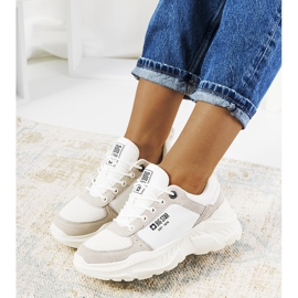 Tênis branco Big Star JJ274288 cinza 1