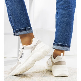 Tênis branco Big Star JJ274288 cinza 2