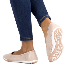 Bailarinas de couro rosa aberto Filippo DP3681 / 22 PI 1