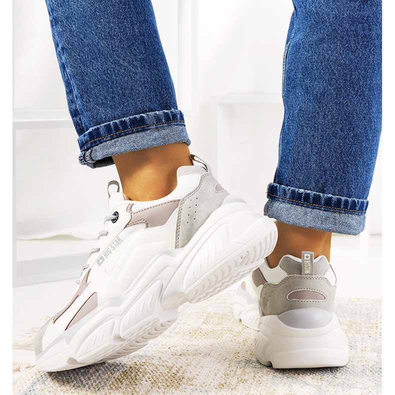 Tênis branco Big Star HH274255 bege 2