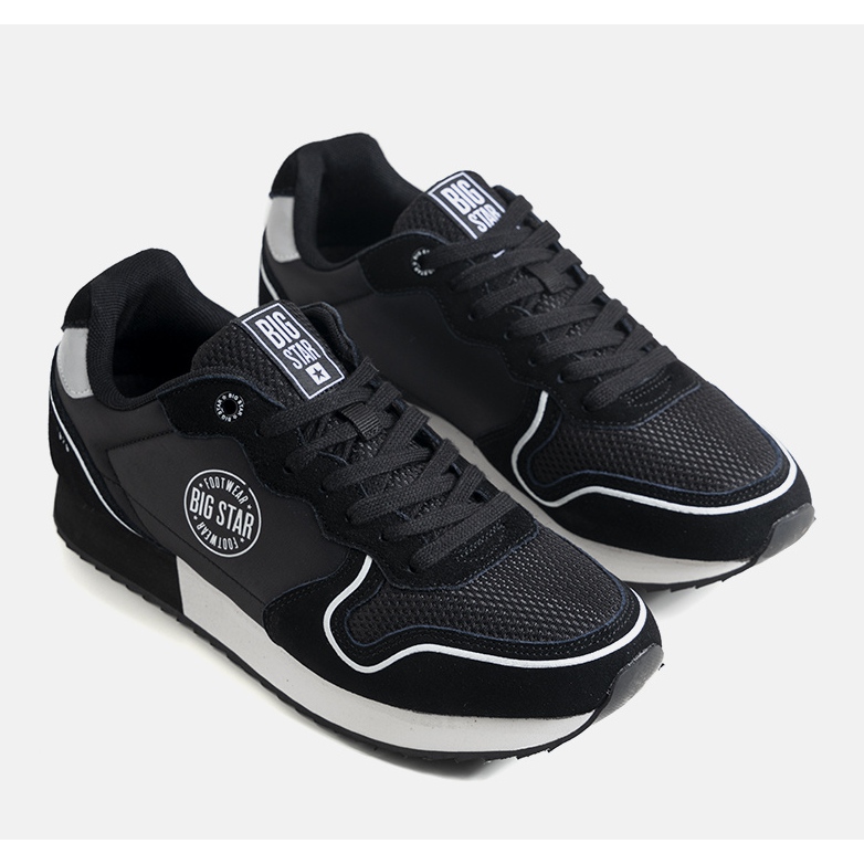 Tênis masculino preto Big Star JJ174140 1