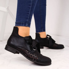 Botas abertas de primavera Jezzi W JEZ319A preto 2