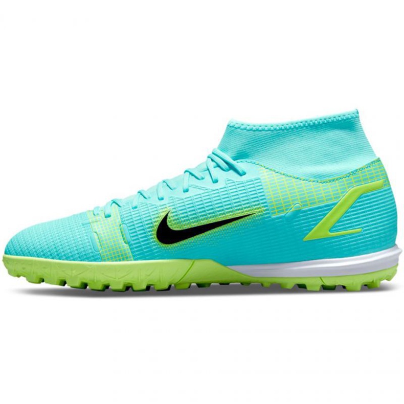 Chuteiras Nike Mercurial Superfly 8 Academy Tf M CV0953 403 azul 2 Chuteiras Nike Mercurial Superfly 8 Academy Tf M CV0953 403 azul 2