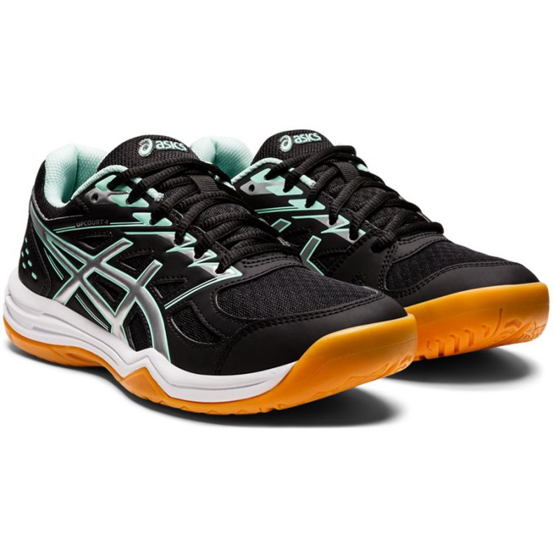 Sapatilhas de voleibol Asics Upcourt 4 W 1072A055 013 preto preto 1