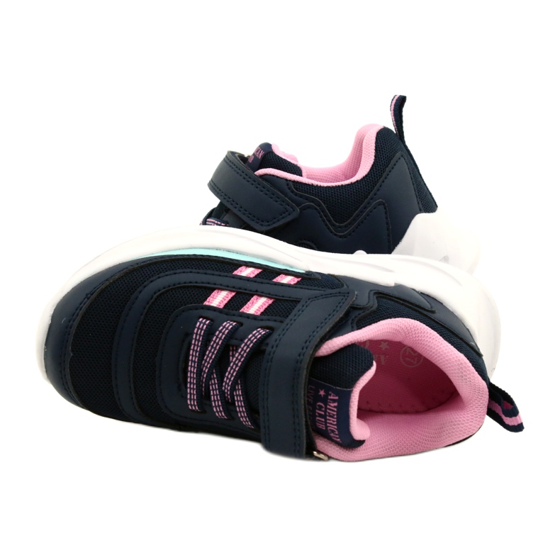 Calçado desportivo feminino American Club HL58/22, azul marinho 4