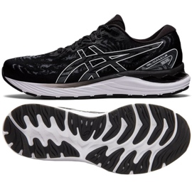 Asics Gel Cumulus 23 M 1011B012 001 tênis de corrida preto 1
