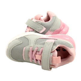 American Club ES72/22 esportivo feminino, cinza e rosa 4