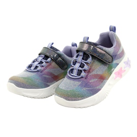 American Club Tênis esportivo ADI LED brilhante de velcro ES87 / 22 roxo tolet 2