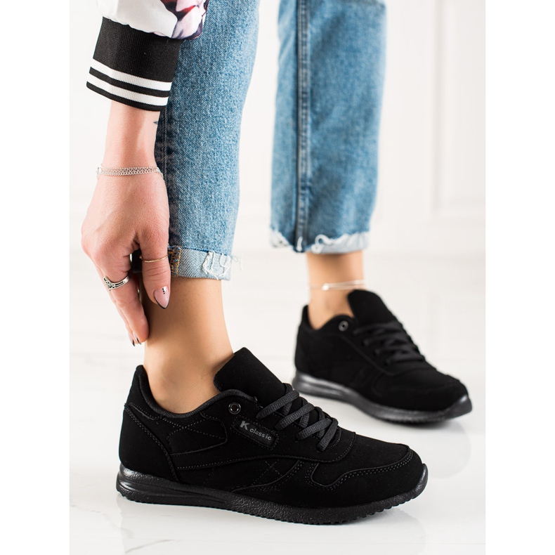 TRENDI Sapatos Esportivos Clássicos preto 1