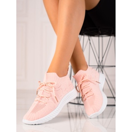 TRENDI Sapatos Esportivos Confortáveis rosa 1