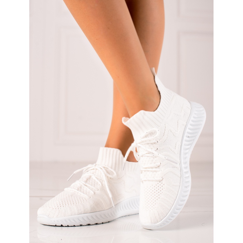 TRENDI Sapatos Esportivos Confortáveis branco 1