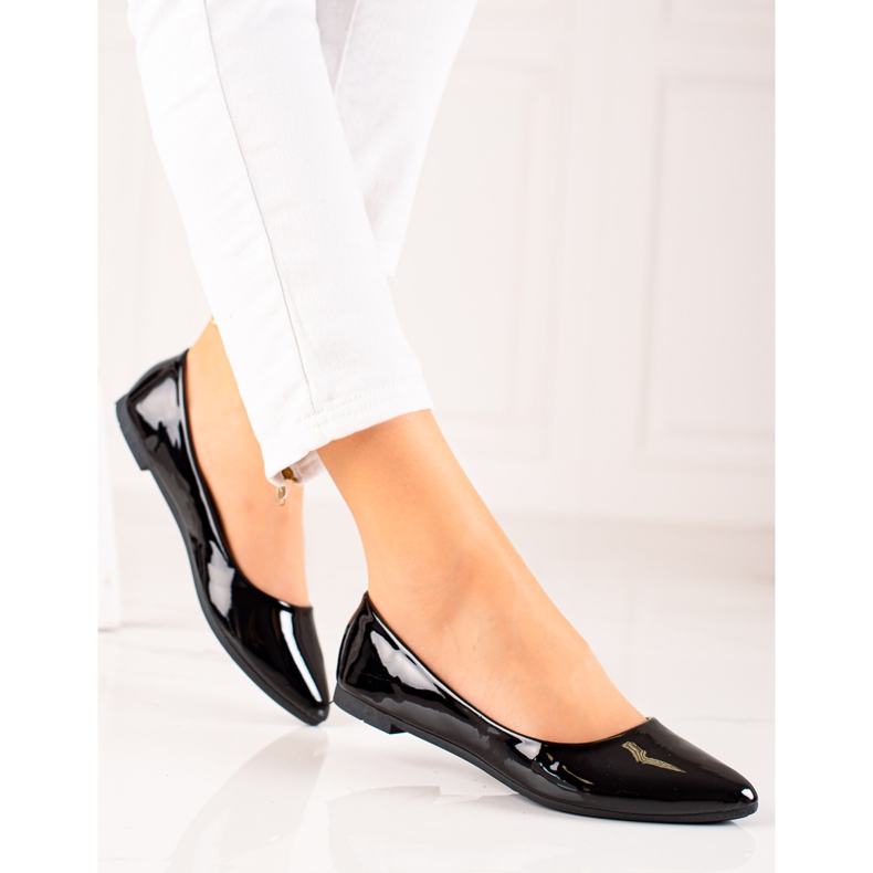 Seastar bailarinas lacadas a preto 2