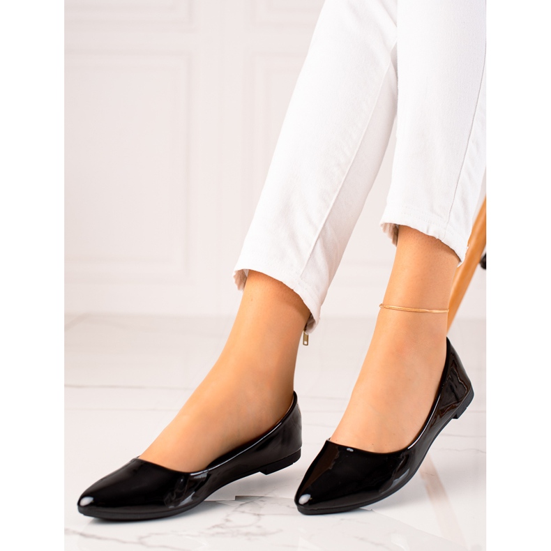 Seastar bailarinas lacadas a preto 1