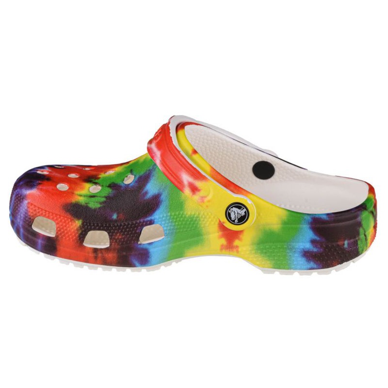 Tamanco gráfico crocs clássico tie-dye W 205453-90H vermelho 1