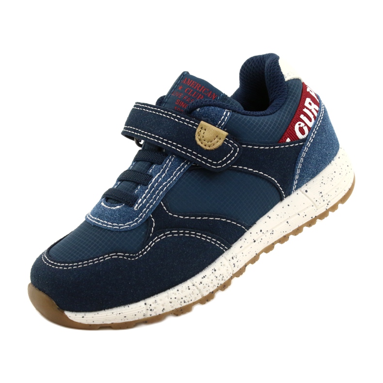 American Club Tênis esportivo americano ADI Velcro ES86 / 22 Navy azul 4