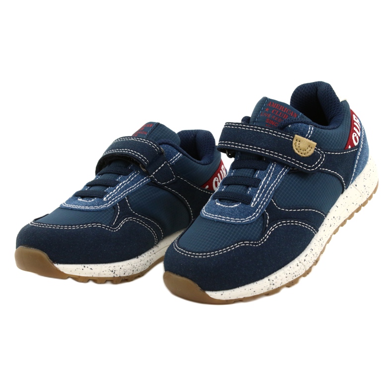 American Club Tênis esportivo americano ADI Velcro ES86 / 22 Navy azul 3