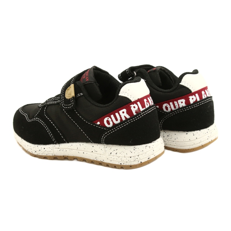 American Club Calçado desportivo americano com velcro ES86/22 preto 6