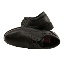 American Club Sapatos de comunhão formal infantil KOM36 / 22 preto 5