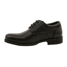 American Club Sapatos de comunhão formal infantil KOM36 / 22 preto 1