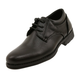 American Club Sapatos de comunhão formal infantil KOM36 / 22 preto 3