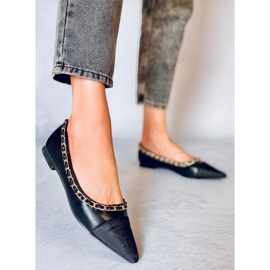 Bailarinas com corrente Sabina Black preto 1