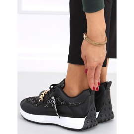 Tênis com corrente Elena Black preto 1