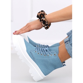 Tênis de trekking cano alto Costa Blue azul 1