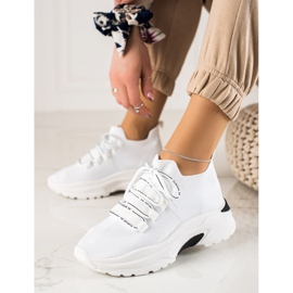 Camo Sapatos Esportivos Confortáveis ​​na Plataforma branco 1