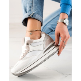 TRENDI Gray espreita na plataforma branco cinza 1