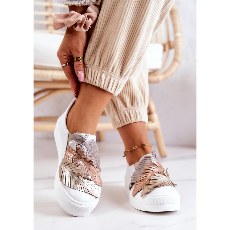 Tênis Feminino de Couro Maciejka 05488-11 Branco 2