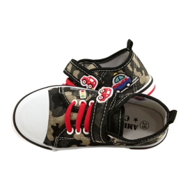 American Club Tênis americano calçado infantil inserção de couro TEN54 / 22 Moro bege preto 4