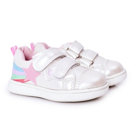 Evento Sapatos esportivos para meninas com uma estrela 21dz23-3904 branco 4 Evento Sapatos esportivos para meninas com uma estrela 21dz23-3904 branco 4