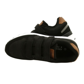 Tênis esportivo American Club AA15 / 22 Velcro preto 4