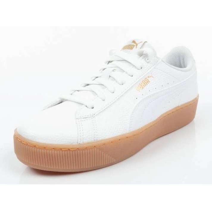 Plataforma Puma Vikky W 366805 01 branco 2