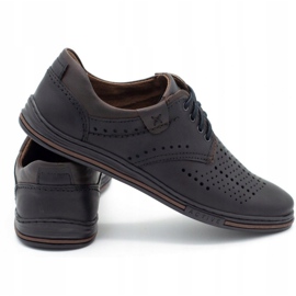 Polbut Sapatos casuais masculinos 402 pretos 3
