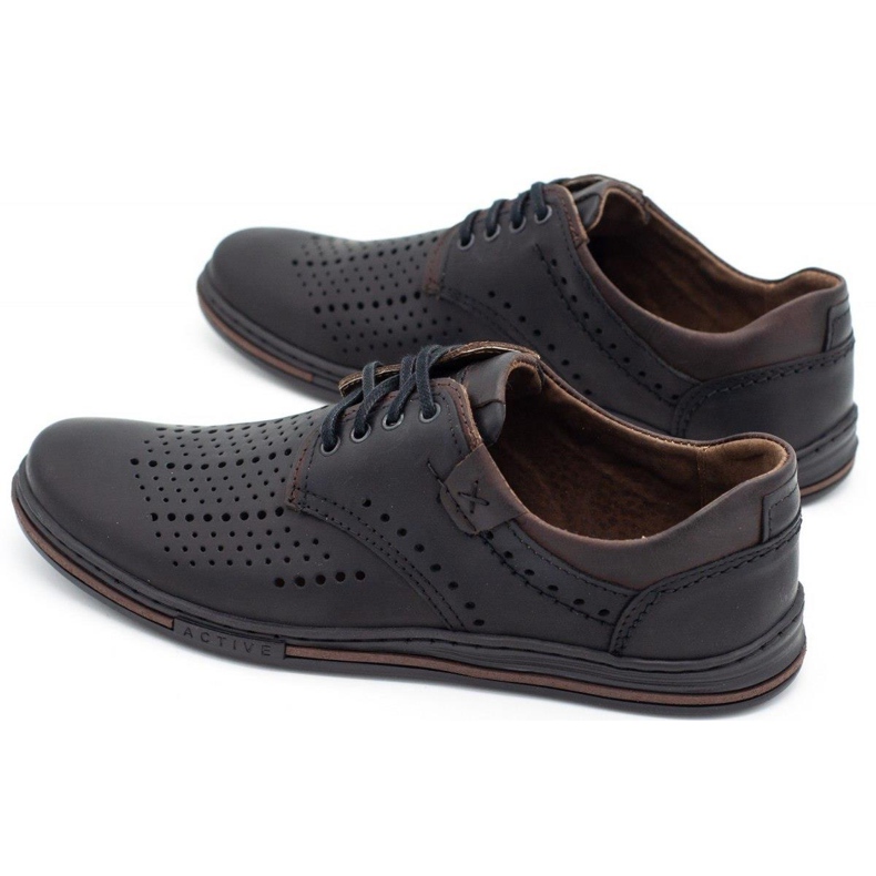 Polbut Sapatos casuais masculinos 402 pretos 4
