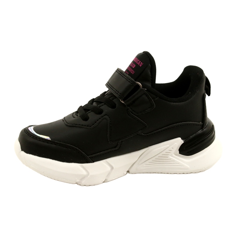 American Club Velcro Sports Shoes com holograma AA24/22 Black preto 1