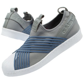 Tênis Adidas Superstar Slipon W CG6012 azul cinza 1