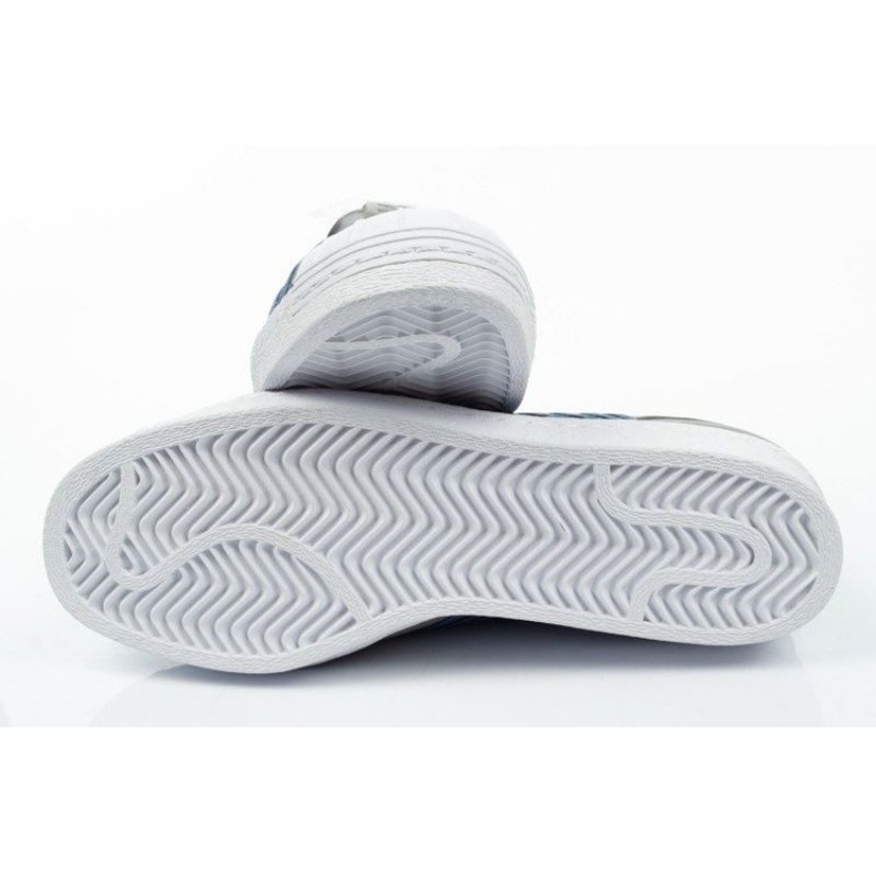 Tênis Adidas Superstar Slipon W CG6012 azul cinza 3