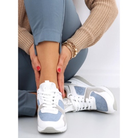 Tênis esportivo Adan Blue com cunha azul multicolorido 1 Tênis esportivo Adan Blue com cunha azul multicolorido 1