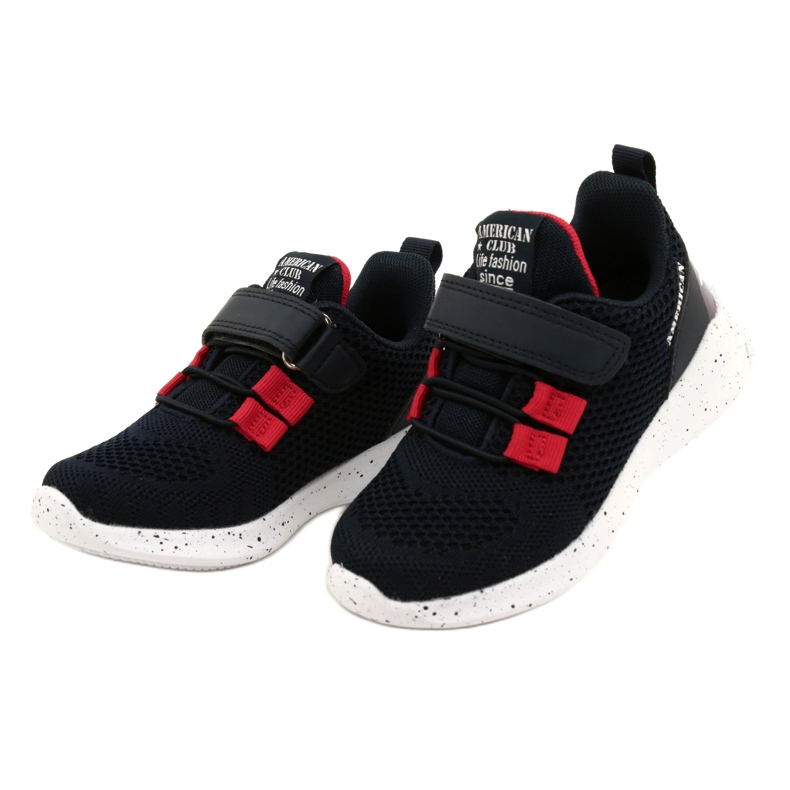 Calçado desportivo American Club RD13/22 com velcro, azul marinho 2