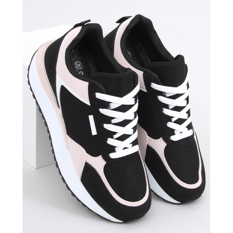 Blas Black calçados esportivos femininos preto multicolorido 1