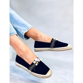 Alpercatas Lola Black com conchas preto 2
