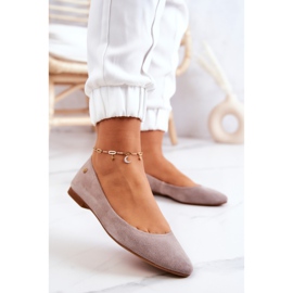 Bailarinas Femininas de Camurça Maciejka 04100-42 Bege 2 Bailarinas Femininas de Camurça Maciejka 04100-42 Bege 2